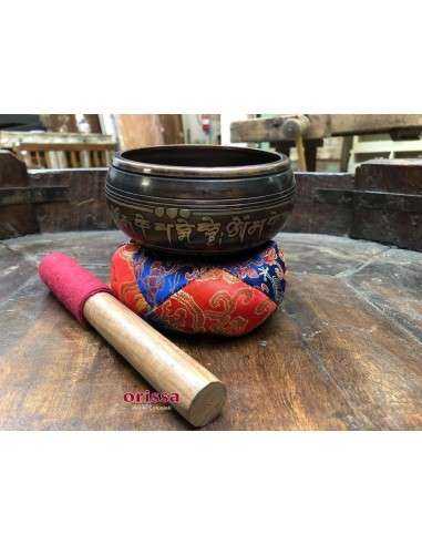 Campana tibetana con Buddha realizzata con 7 metalli AN0024