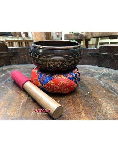 Campana tibetana con Buddha realizzata con 7 metalli AN0024