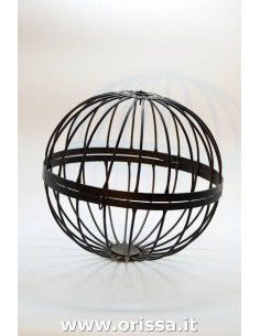 Portalumino in ferro forma sferica S5258