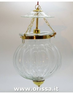Lampadata a sospensione in vetro colore trasparente TCo47C