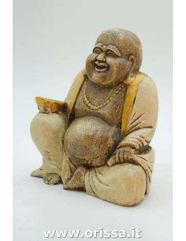 Statua Buddha Pekong seduto H 20cm ALWIK092