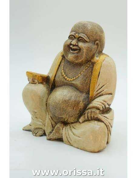 Statua Buddha Pekong seduto H 20cm ALWIK092