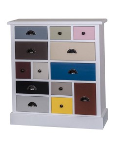 Cassettiera multicassetto colorata 90cm MS474