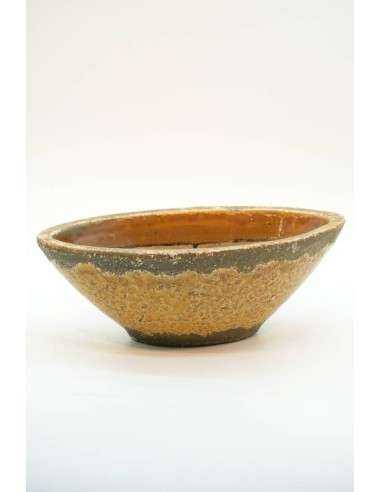 Vaso terracotta colore giallo H10cm - ALMB2729C
