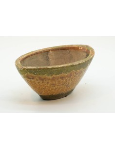 Vaso terracotta colore giallo H11cm - ALMB2729B 2
