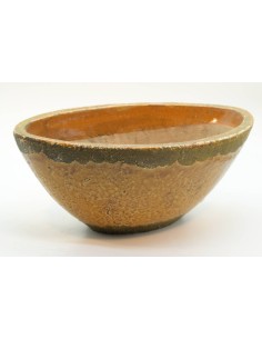 Vaso terracotta colore giallo H16cm - ALMB2729A
