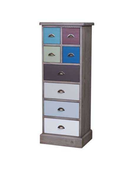 Cassettiera a colonna colorata MS089