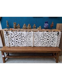 Pannello in Legno Massello Indiano - Shabby Chic | 180x52cm AGBA0022 2