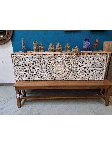 Pannello in Legno Massello Indiano - Shabby Chic | 180x52cm AGBA0022