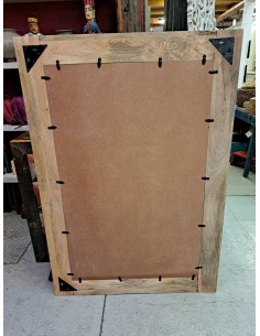 Cornice specchio in legno massello colorato| 90x130cm AGB01187 2