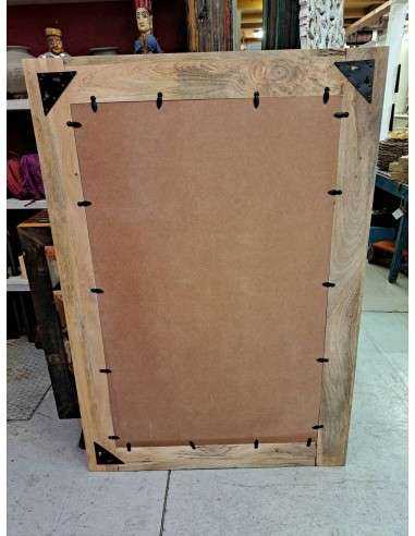 Cornice specchio in legno massello colorato| 90x130cm AGB01187