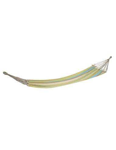 Amaca in tessuto verde e giallo - Cotone e poliestere, portata 130 kg  - Vacchetti VG1015210000
