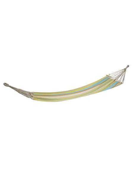 Amaca in tessuto verde e giallo - Cotone e poliestere, portata 130 kg  - Vacchetti VG1015210000