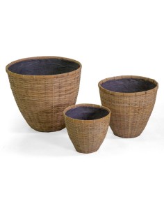 Portavaso Bambù e Cemento - 3 Misure - Vacchetti VG3636790000