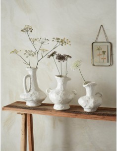 Vaso bianco in gres FPK24032-W 2