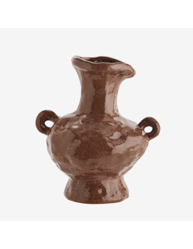 Vaso marrone in gres FPK24032-BR