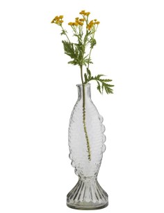 vaso in vetro pesce trasparente grande  EV-24471-C 2
