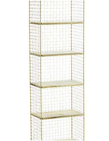 Scaffalino in ferro e legno 35587AB