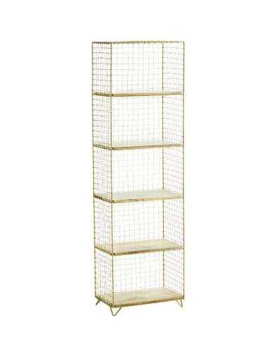 Scaffalino in ferro e legno 35587AB