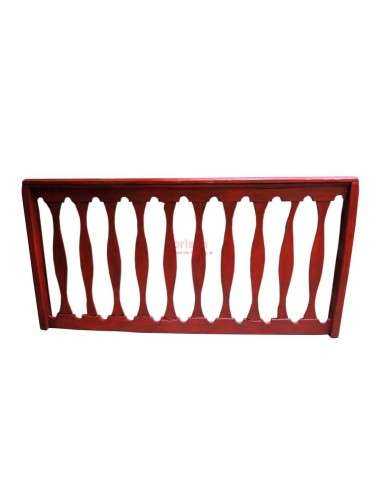 Balaustra ringhiera coloniale rossa COLE0134