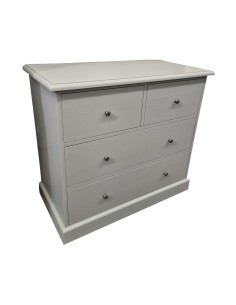 Cassettiera 4 Cassetti Grigio P010 con Guide in Metallo 100x50x90 cm