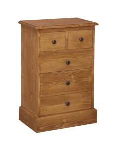 Comodino cinque cassetti colorato legno MS122 2