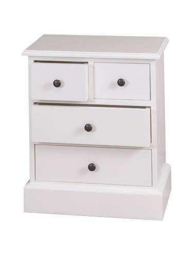 Comodino cinque cassetti colorato legno MS123