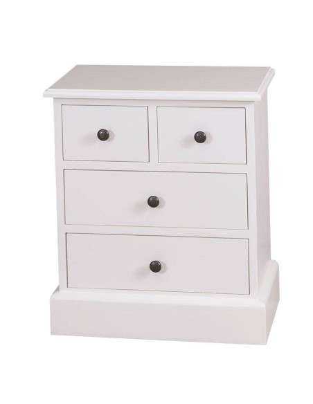Comodino cinque cassetti colorato legno MS123