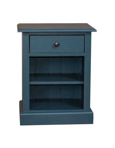 Comodino legno con cassetto e ripiano MS478
