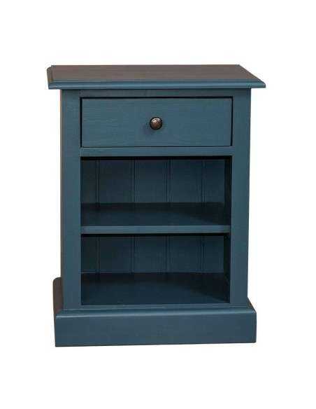 Comodino legno con cassetto e ripiano MS478