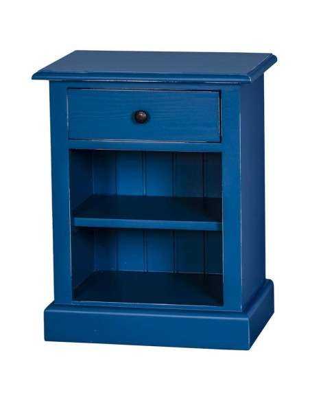 Comodino legno con cassetto e ripiano MS478