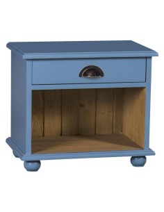Comodino legno con cassetto e vano MS202