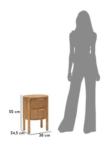 COMODINO GOTEBORG CM 38X34,5X52 - 1428970000