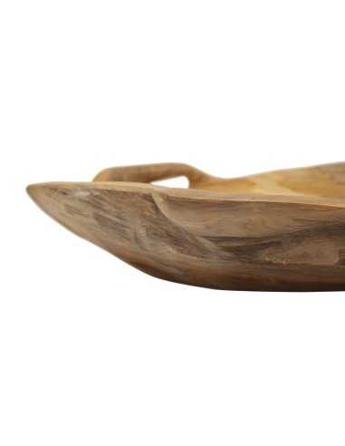 Ciotola in legno di teak svuiota tasche