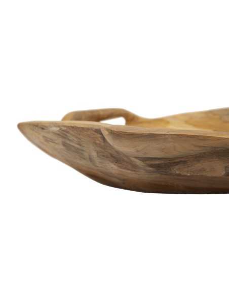Ciotola in legno di teak svuiota tasche