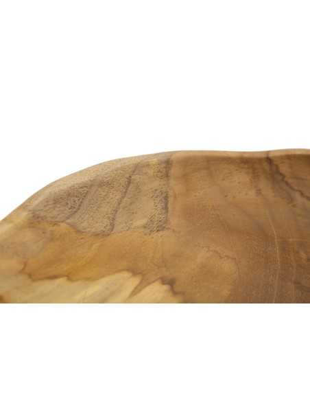 Ciotola in legno di teak svuiota tasche