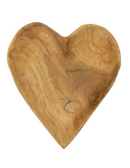 Ciotola forma cuore teak - 1607560001