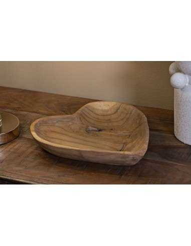 Ciotola forma cuore teak - 1607560001