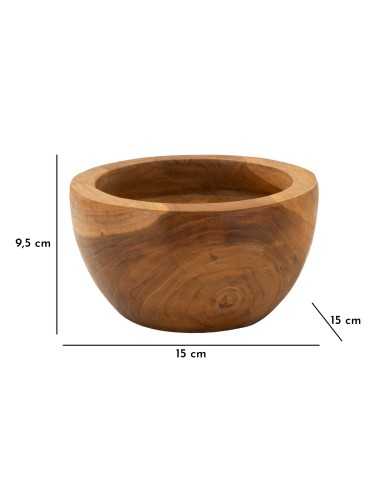 Ciotola svuiota tasche in teak 15cm - 1607600000