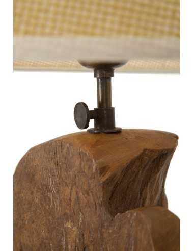 LAMPADA TEAK DA TAVOLO KEPALA CM Ø 35X69 - 171248000N