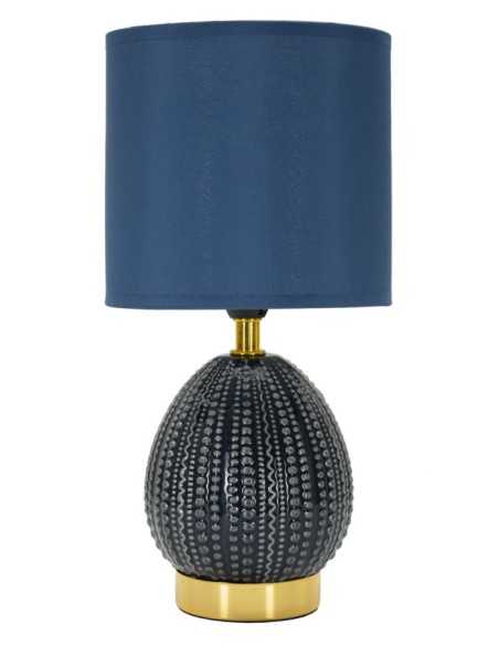 LAMPADA DA COMODINO FLAVI BLU CM Ø 15X30,5 - 171299000B