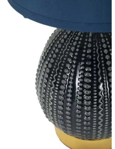 LAMPADA DA COMODINO FLAVI BLU CM Ø 15X30,5 - 171299000B