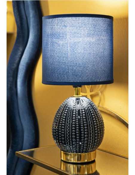 LAMPADA DA COMODINO FLAVI BLU CM Ø 15X30,5 - 171299000B