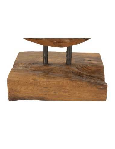 Scultura Coin In Teak Riciclato Cm 30x15,5x40 (pezzi Unici - Non Rip. In Serie) - 0119580000