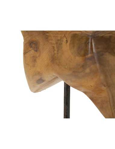 Scultura Stella In Teak Riciclato Cm 28x12x42 (pezzi Unici - Non Rip. In Serie) - 0119660000