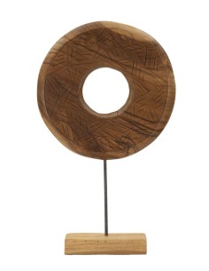 Scultura Dorat In Teak Riciclato Cm 35x10x58 (pezzi Unici - Non Rip. In Serie) - 0119680001