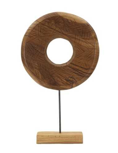 Scultura Dorat In Teak Riciclato Cm 35x10x58 (pezzi Unici - Non Rip. In Serie) - 0119680001