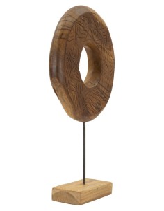 Scultura Dorat In Teak Riciclato Cm 35x10x58 (pezzi Unici - Non Rip. In Serie) - 0119680001 2