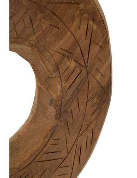 Scultura Dorat In Teak Riciclato Cm 28x10x38 (pezzi Unici - Non Rip. In Serie) - 0119680002