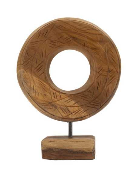 Scultura Dorat In Teak Ric. Cm 20x10x28 (pezzi Unici - Non Rip. In Serie) - 0119680003